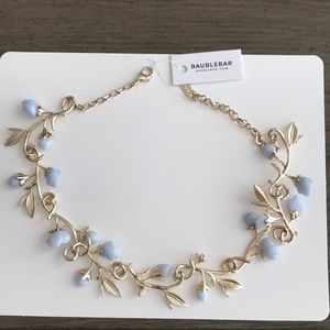 Baublebar Blue Flowers on Vine Necklace